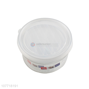 Factory price round plastic lunch box for sale