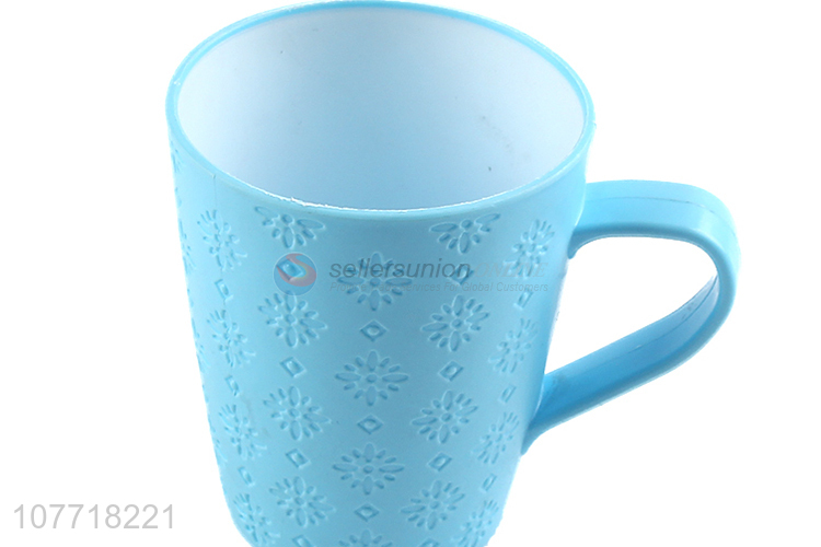 Hot product plastic blue cup for bathroom or kitchen