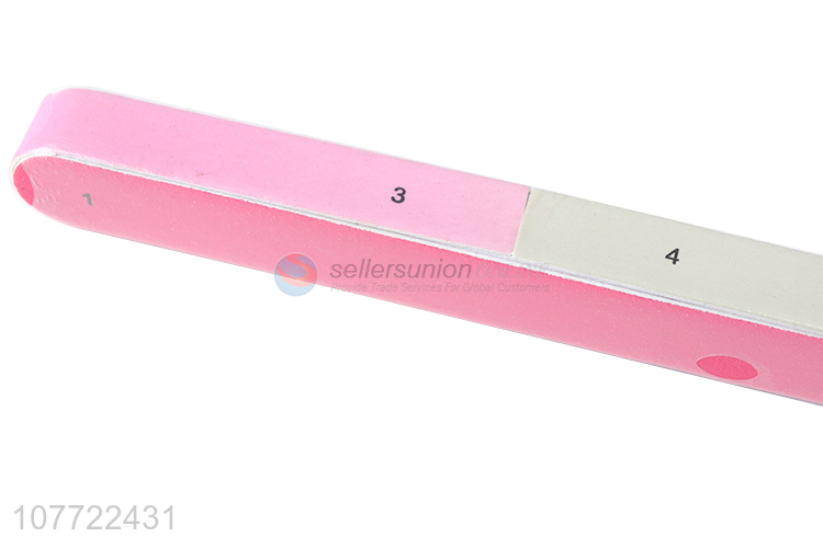 Professional colorful double sides nail file for nail care