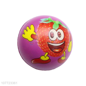 Hot selling strawberry purple ball children bouncing ball