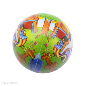 Hot selling cartoon symmetrical pattern children beach toy ball