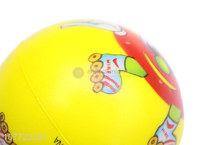 Cartoon beach ball with fruit pattern for children