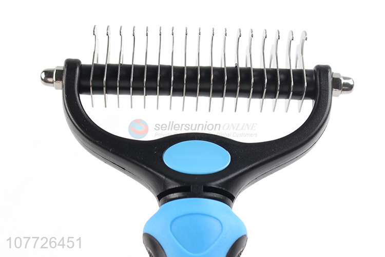 Dematting comb grooming stripping tool for pet 