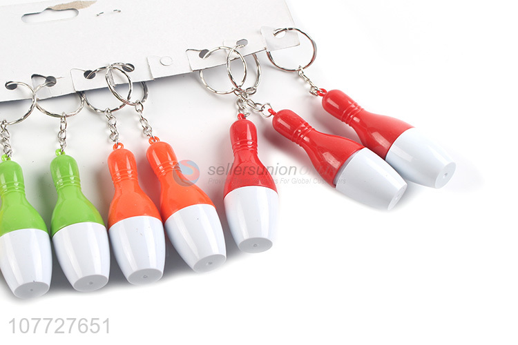 Hot selling bowling key chain bowling keyring pendant ornament