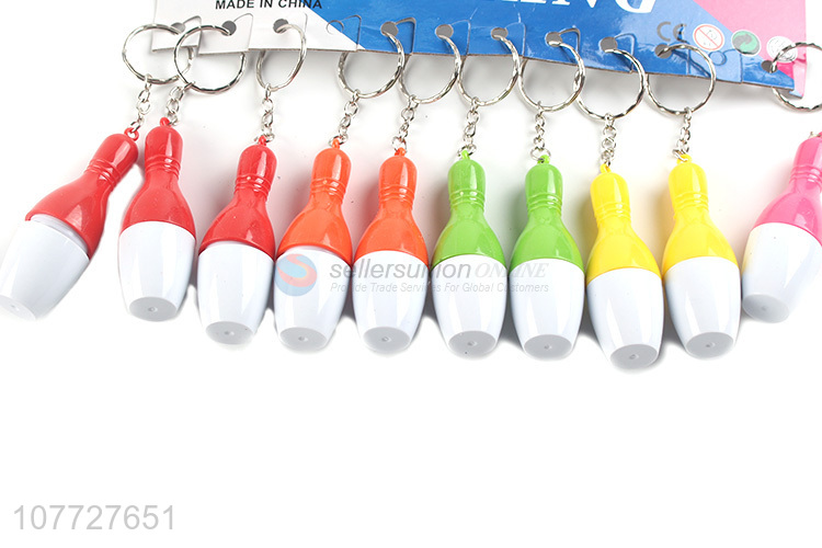 Hot selling bowling key chain bowling keyring pendant ornament