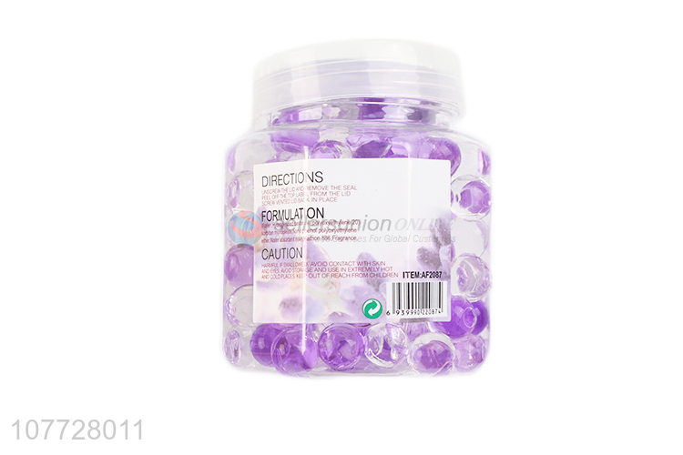 Low-priced household solid fragrance beads purple sanitary freshener