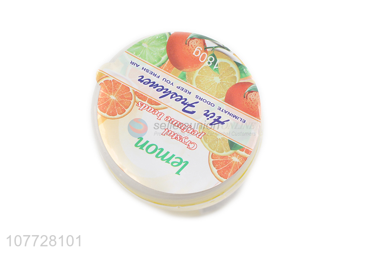 Factory direct sale fruit crystal fragrance beads solid household deodorant air freshener