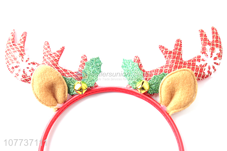 Factory direct Christmas headband big antlers series holiday party headdress for children