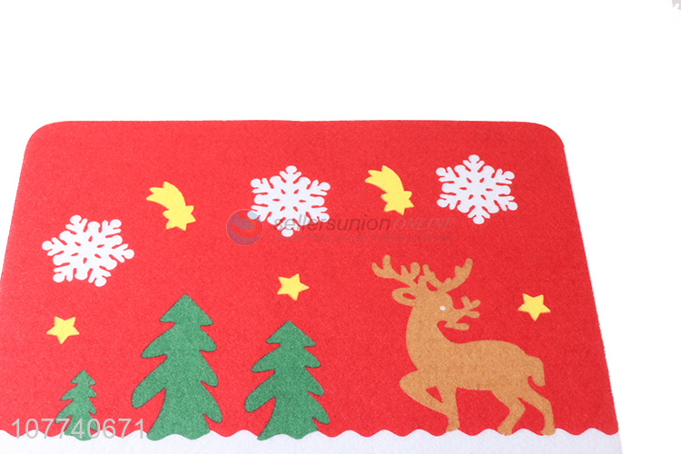 Hot sale Christmas decoration table mat party felt mat