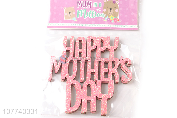 Wholesale Mother's Day Decoration Wall Pendant Wooden Art Letters