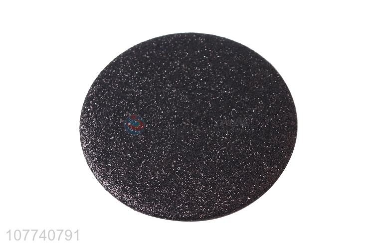 New arrival round glitter makeup mirror compact mirror pocket mirror