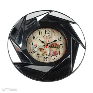 Wholesale Fashion Printing Wall Clock Modern Hanging Clock