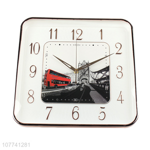 Good Sale Household Square Hanging Clock Decorative Wall Clocks