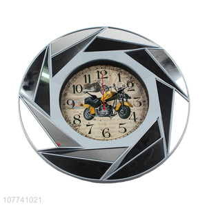 Wholesale Vehicle Printing Round Wall Clock Hanging Clock