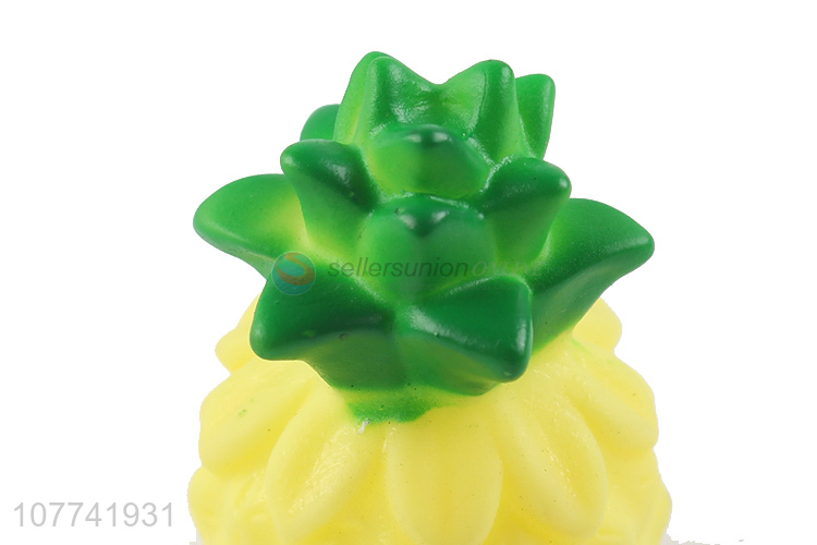 Soft plastic fruit shape funny baby bath swim toys