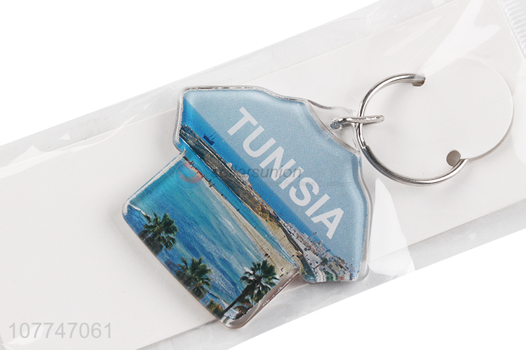 Hot Sale Acrylic T-Shirt Keychain Cool Key Chain