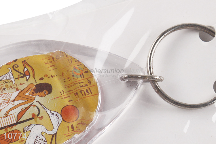 Good Sale Drop Shape Plastic Key Chain Fashion Key Ring