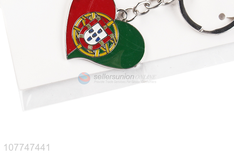 Good Quality Heart Shape Zinc Alloy Key Chain Cool Key Ring