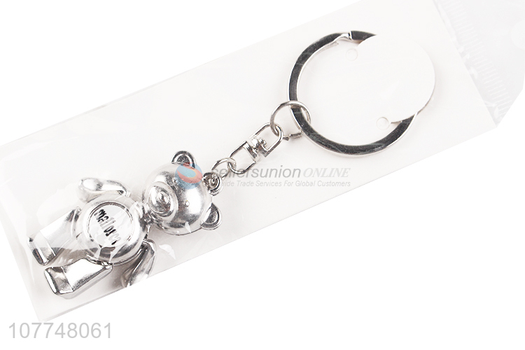 Good Quality Cute Bear Pendant Key Chain Zinc Alloy Key Ring