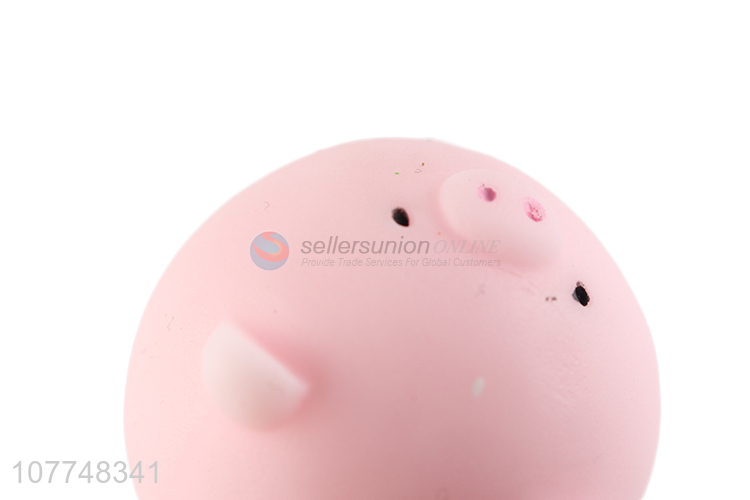 Good quality pig shape soft anti-stress squeeze toys