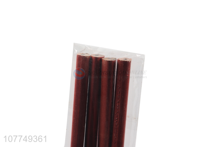 Hot selling full red pencil wood painting pen woodworking pencil