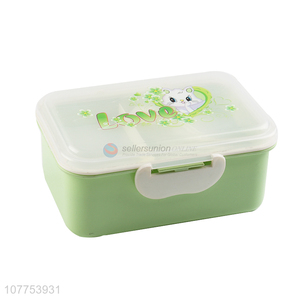 Good Sale Two Layers Lunch Box With Spoon Set