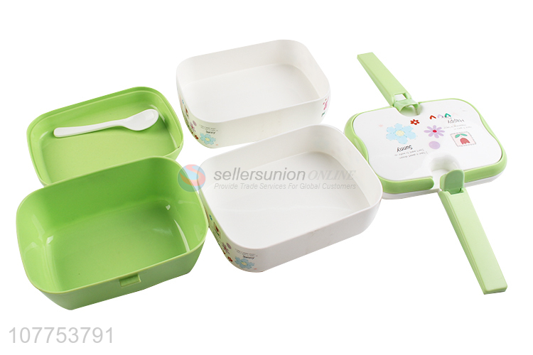 Hot Selling Plastic Lunch Box With Lock Fashion Tableware