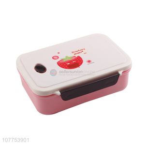 Fashion Design Plastic 3 Compartments Lunch Box For Sale