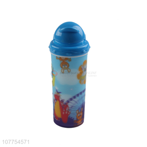 Hot Selling Cartoon Animal Pattern Plastic Water Bottle