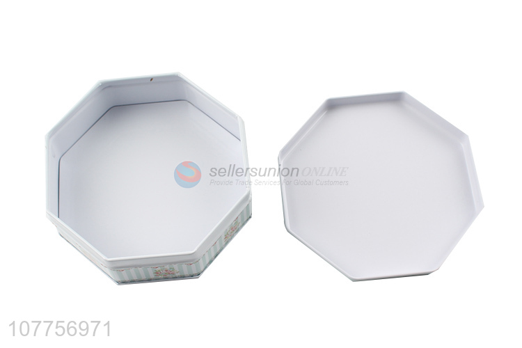 New Arrival Octagon Tin Box Fashion Storage Box Gift Box