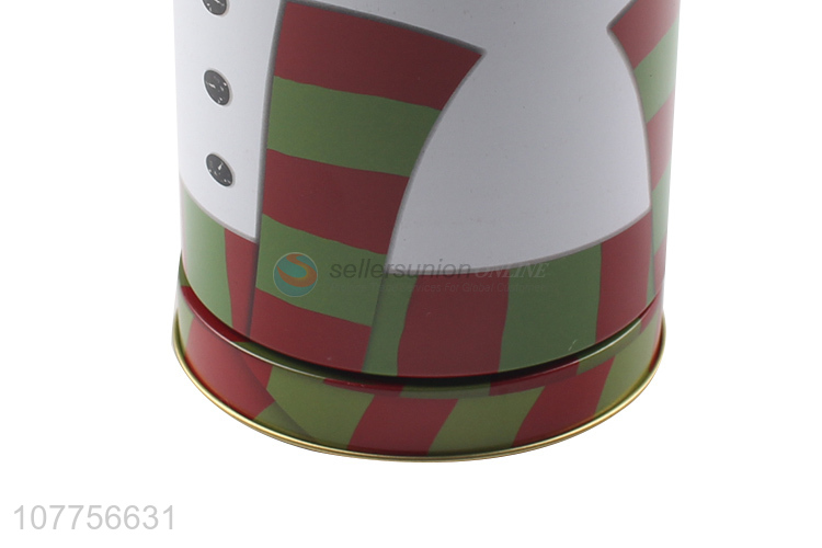 Good Quality Cartoon Snowman Multipurpose Tin Box Storage Box