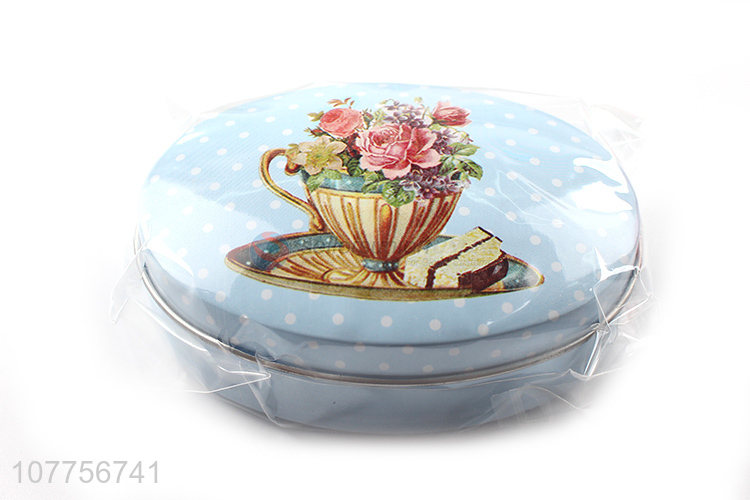 Best Selling Oval Tin Box Fashion Storage Box Gift Box