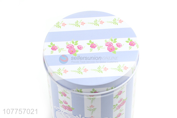 Best Quality Cylindrical Jar Fashion Storage Box Tin Box