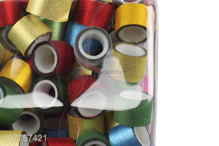 New design adhesive color decoration masking paper tape 