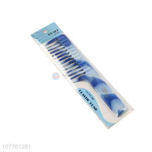 Personalized Wide Tooth Hair Comb Plastic Comb For Sale