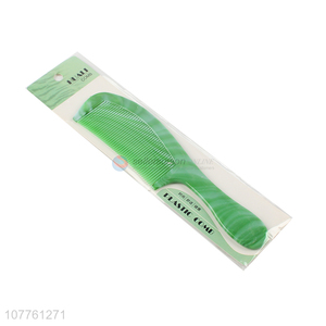 Hot Selling Green Plastic Comb Best Massage Comb