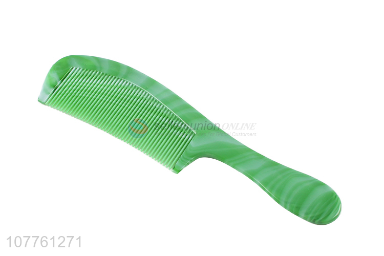 Hot Selling Green Plastic Comb Best Massage Comb