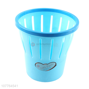 Low price plastic trash basket waste container garbage bin for kitchen