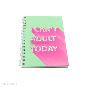 New Arrival Student Writing Book Fashion Spiral Notebook