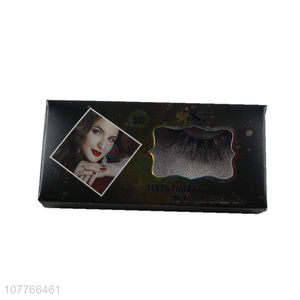 Spot wholesale 5D false eyelashes display box black false eyelashes