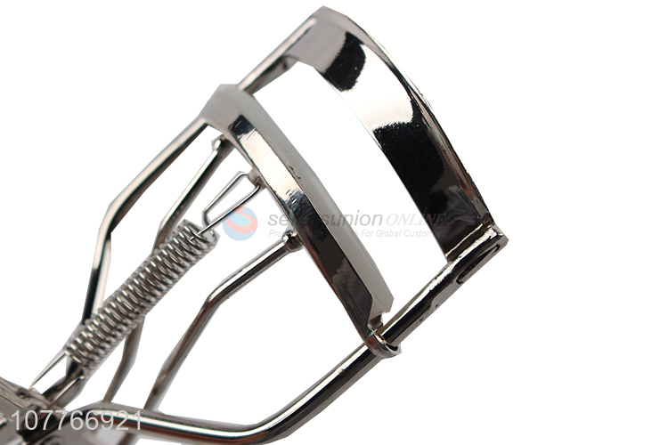 Hot selling multifunctional partial metal eyelash curler with rubber pad