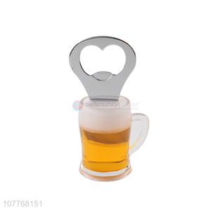 Hot Selling Beer Mug Shape Bottle Opener For Household