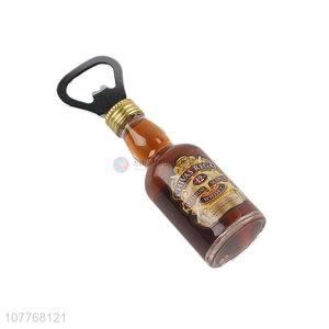 Fashion Wine Bottle Shape Bottle Opener Cool Fridge Magnet