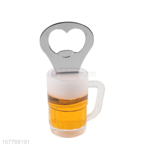 Custom Imitation Beer Mug Fridge Magnet Bottle Opener