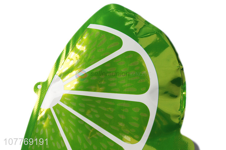 New design fruit shape aluminum film balloon for decoration