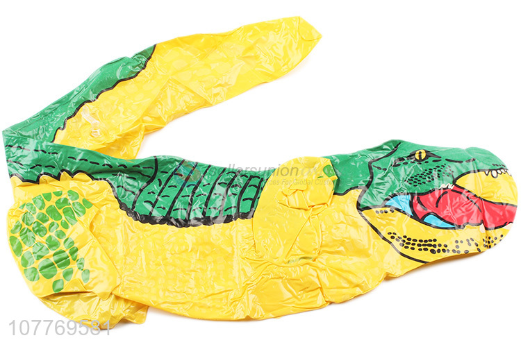 Hot sale animal crocodile shape inflatable toys for kids