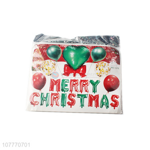 Christmas decorations for home merry christmas balloons set