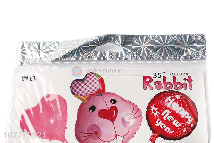 Low price children animal foil balloon set for gifts