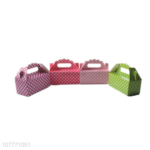 Cheap price durable paper packing box for cake or gifts