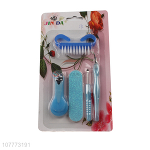 Wholesale 5 pieces beauty manicure set nail cutter nail flie set